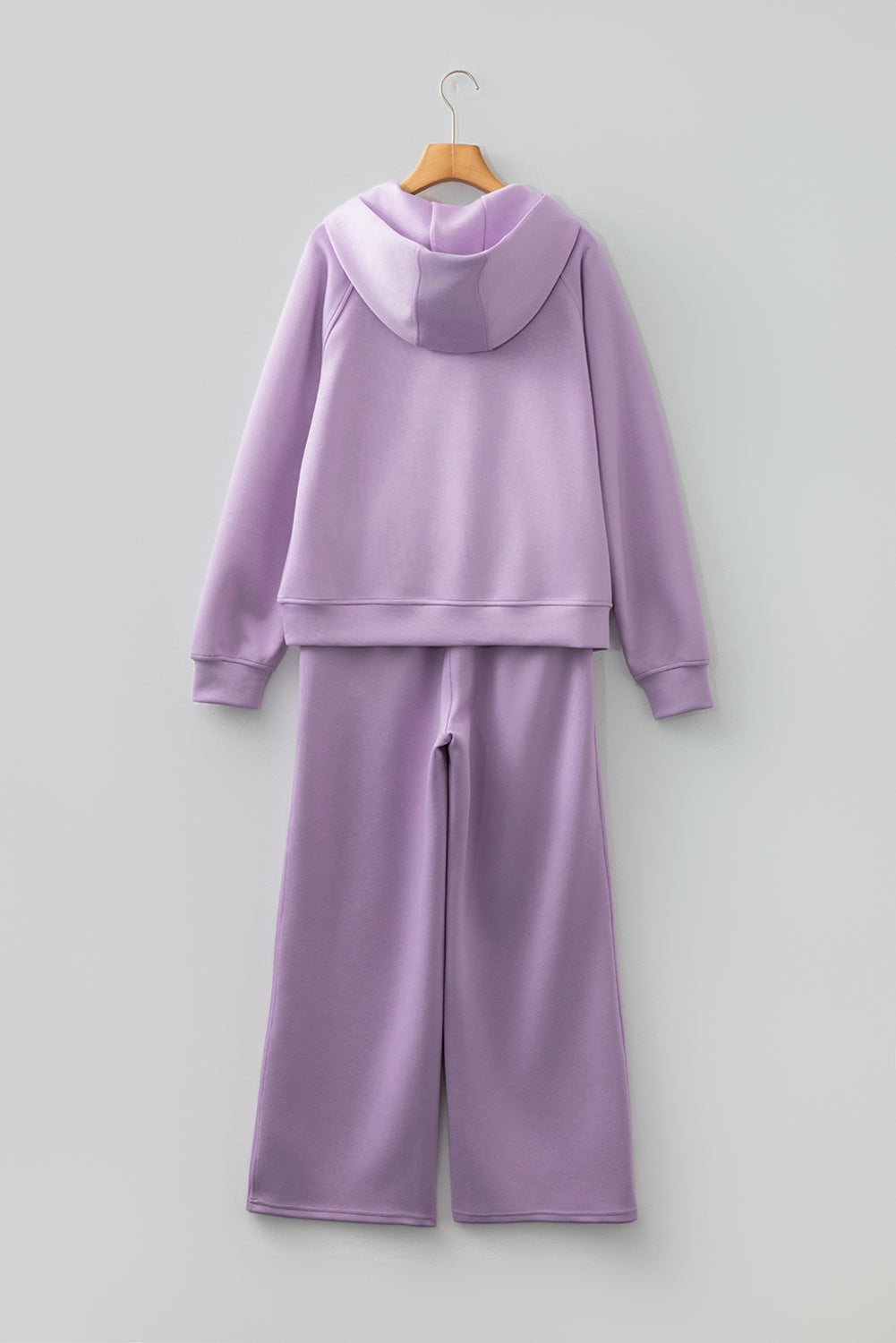 Orchid Bouquet Half Zip Thumbhole Sleeve Hoodie Active Pants 2pcs Outfit