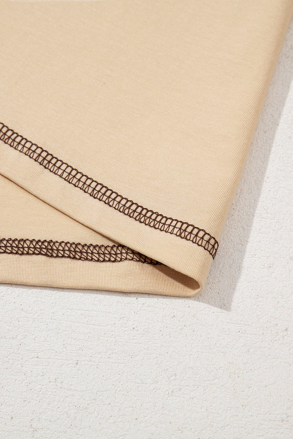 Apricot RODEO Horseshoe Embroidered Patch Pocket T Shirt